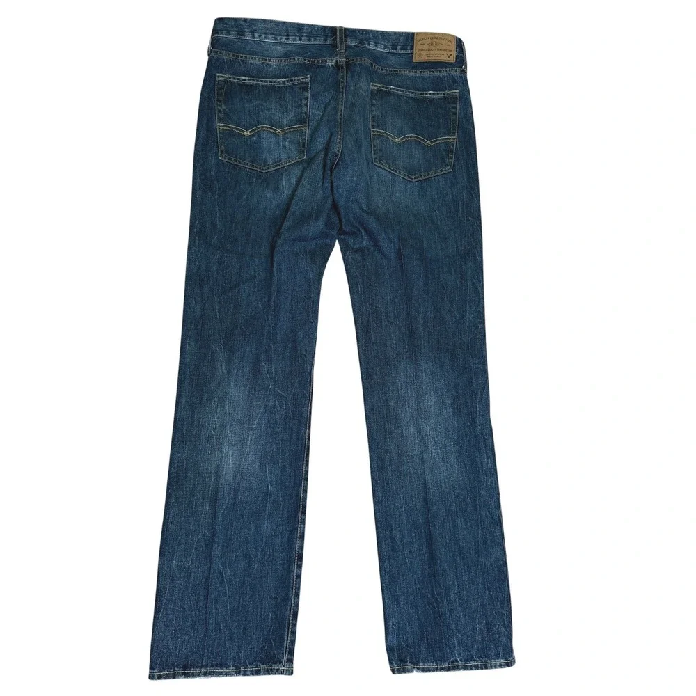American Eagle Outfitters Mens Original Straight Blue Jeans Medium Wash 36x34
